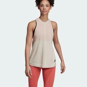 ADIDAS DP3888 Z.N.E. Primeknit TANK Top Raw White / Prism Pink